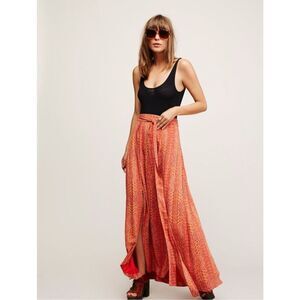 Free People Remember Me Maxi Wrap Skirt